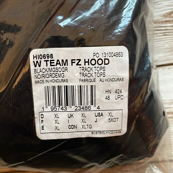 🆕 RESERVED FB BB adidas Women’s Team Issue Full-Zip Hoodie Hooded Jacket XL - Picture 10 of 13